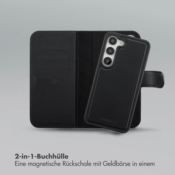 Selencia Olyn Abnehmbare Bookcase mit MagSafe Samsung Galaxy S23 - Schwarz