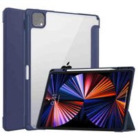imoshion Trifold Hardcase Klapphülle Apple iPad Pro 12.9 (2018/2020/2021/2022) - Dunkelblau