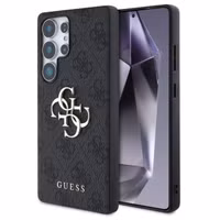 Guess 4G Metal Logo Back Cover für das Samsung Galaxy S25 Ultra - Black