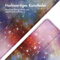 imoshion Design Trifold Klaphülle Apple iPad 11 (2025) 11 Zoll / iPad 10 (2022) 10.9 Zoll - Space