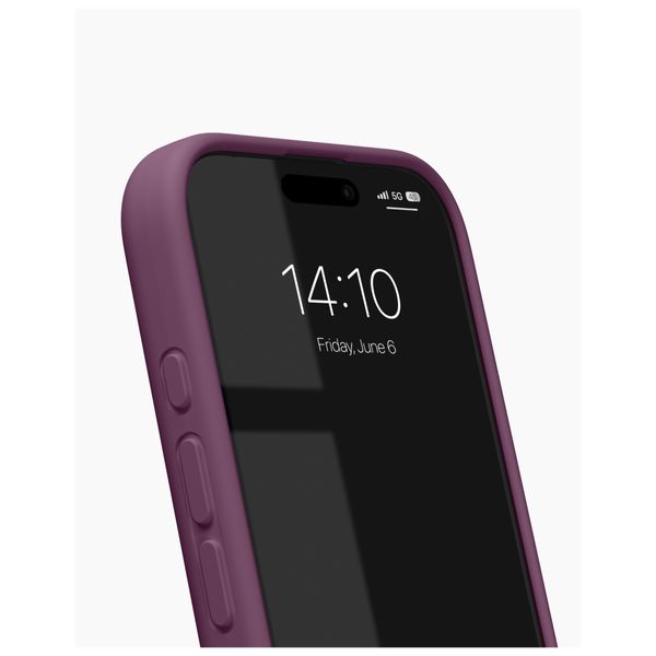 iDeal of Sweden Soft Swirl Silicone MagSafe Hülle Apple iPhone 17 - Velvet Plum