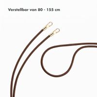 Selencia Universal Handyband mit 2 Haken - verstellbar - Choco Brown