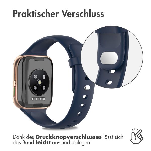 imoshion Silikonband für das Oppo Watch 46 mm - Dunkelblau