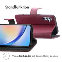 imoshion Luxuriöse Klapphülle Samsung Galaxy A34 (5G) - Bordeaux