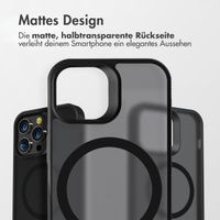 Accezz Rugged Frosted Back Cover mit MagSafe Apple iPhone 14 Pro - Schwarz