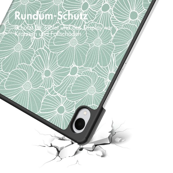 imoshion Design Trifold Klaphülle Samsung Galaxy Tab S11 - Botanica