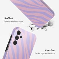 Selencia Vivid Back Cover Samsung Galaxy A15 (5G) - Zebra Light Pink Lilac