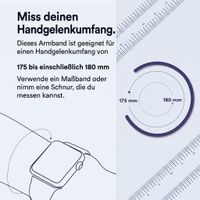 Apple Geflochtenes Solo Loop für  Apple Watch | 44/45/46/49 mm - Größe 8 - Light Blue