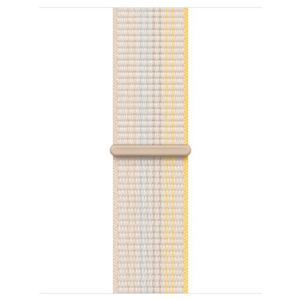 Apple Sport Loop Armband für das  Apple Watch Series 1 t/m 9 / SE (38/40/41 mm) | Series 10 / 11 (42 mm) - Starlight Colour