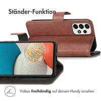 imoshion Luxuriöse Klapphülle Samsung Galaxy A53 - Braun