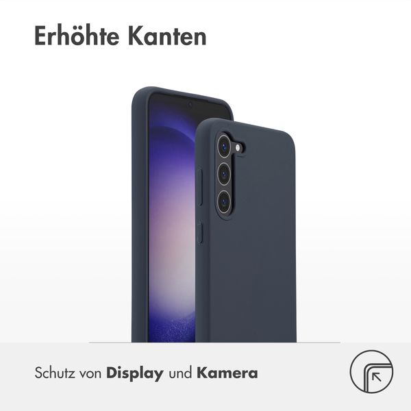 Accezz Liquid Silikoncase Samsung Galaxy S23 Plus - Dunkelblau