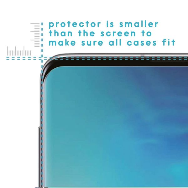 imoshion Displayschutzfolie 3er-Pack + Kameraschutz Glas Galaxy S10