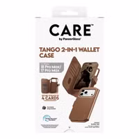 CARE by PanzerGlass Tango 2 in 1 Wallet Case MagSafe Apple iPhone 18 Pro Max / 17 Pro Max - Braun