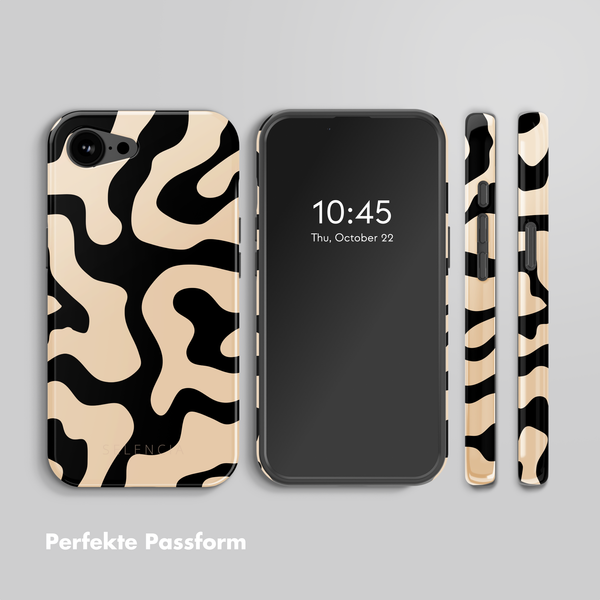 Selencia Vivid Rückabdeckung mit MagSafe Apple iPhone 16e - Art Wave Black