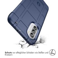 imoshion Rugged Shield Backcover für das Motorola Moto G52 / G82 - Dunkelblau