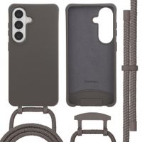 imoshion Color Backcover mit abnehmbarem Handykette und MagSafe Samsung Galaxy S26 - Black Coffee
