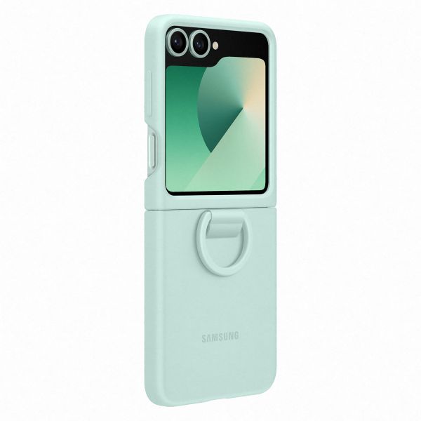 Samsung Original Silikon Cover Ring für das Galaxy Z Flip 6 - Mint