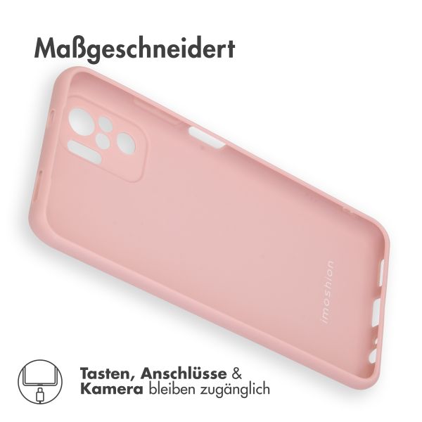 imoshion Color TPU Hülle für das Xiaomi Redmi Note 10 (4G) - Dusty Pink