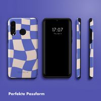 Selencia Vivid Tough Back Cover für das Huawei P30 Lite - Groovy Sapphire Blue