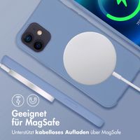 imoshion Color Backcover mit abtrennbarem Band MagSafe für das iPhone 12 (Pro) - Ash Blue