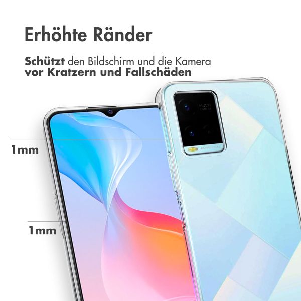 Accezz TPU Clear Cover Transparent für das Vivo Y21(s) / Y33s