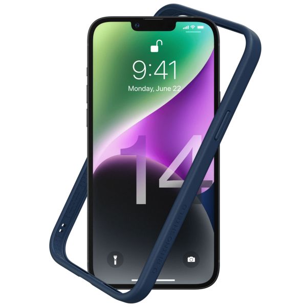 RhinoShield CrashGuard NX Bumper Case für das iPhone 14 Plus - Navy Blue