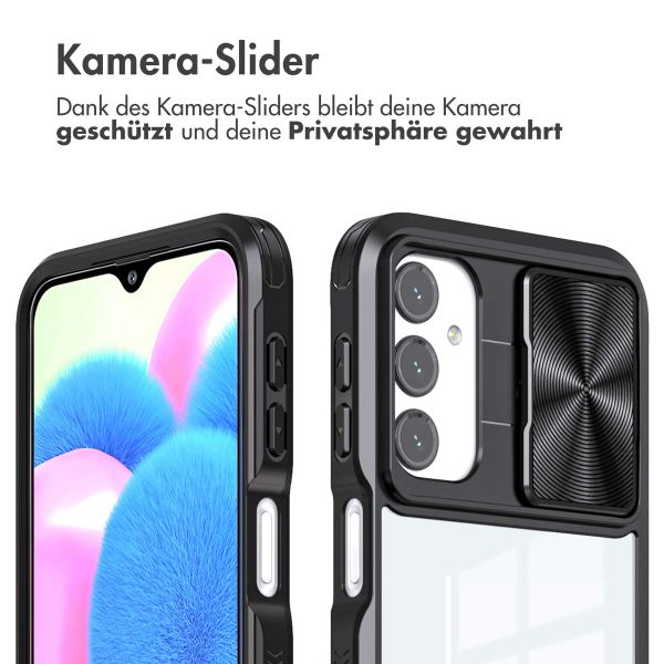 imoshion Back Cover mit Kameraschieber für das Samsung Galaxy A25 (5G) - Schwarz