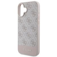 Guess Bottom Stripe 4G Back Cover Apple iPhone 16 - Rosa