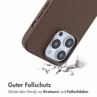 Accezz MagSafe Leather Backcover Apple iPhone 14 Pro - Kaffeebraun