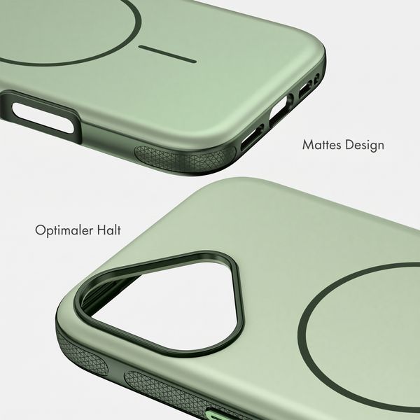 imoshion Color Backcover mit Thin MagSafe Ring Apple iPhone 17 - Dunkelgrün