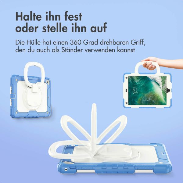 imoshion Rugged Kindersicher Schutzhülle Apple iPad 6 (2018) 9.7 Zoll / iPad 5 (2017) 9.7 Zoll / Air 2 (2014)/Air 1 (2013) - Blau