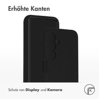 Accezz Liquid Silikoncase für das Samsung Galaxy A25 (5G) - Schwarz