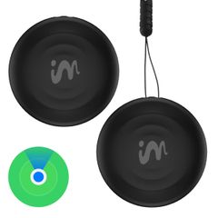 imoshion Mini Tag - Bluetooth-Tracker für iOS - 2 pack - Schwarz