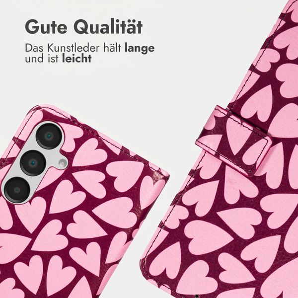imoshion Design Klapphülle Samsung Galaxy A35 - Hearty Blush