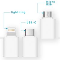 imoshion 3-in-1 Ventilator für Smartphones Lightning, USB-C & Micro-USB - Weiß