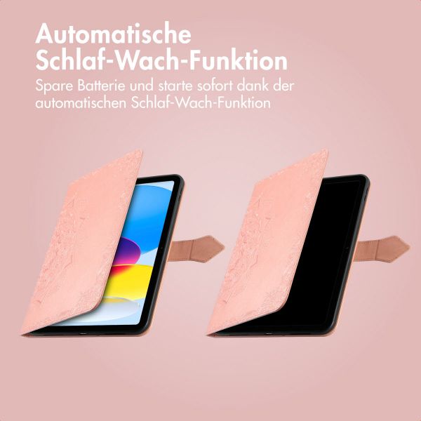 imoshion Mandala Klapphülle Samsung Galaxy Tab A9 Plus - Rose Gold