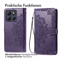 imoshion Mandala Klapphülle Motorola Moto G86 Power - Violett