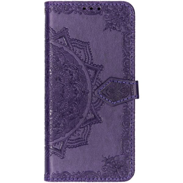 Mandala Klapphülle Violett für das Huawei P30