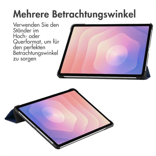 imoshion Trifold Klapphülle Samsung Galaxy Tab S11 - Dunkelblau