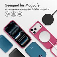 imoshion Color Backcover mit abnehmbarem Handykette und MagSafe Apple iPhone 17 Pro Max - Raspberry