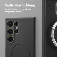 imoshion Color Back Cover mit MagSafe Samsung Galaxy S24 Ultra - Schwarz