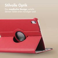 imoshion 360° drehbare Klapphülle Apple iPad 11 (2025) 11 Zoll A16 / iPad 10 (2022) 10.9 Zoll - Dunkelrot