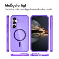 imoshion Sparkle Back Cover mit MagSafe Samsung Galaxy S25 Plus - Violett
