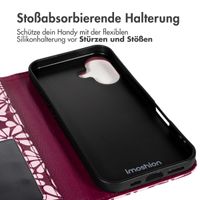 imoshion Design Klapphülle Apple iPhone 16 - Bloom Love Blush