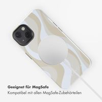 Selencia Vivid Rückabdeckung mit MagSafe Apple iPhone 13 - Desert Waves Beige