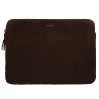 Selencia Teddy Laptop Hülle 15-16 Zoll - Laptop Sleeve - Choco Brown