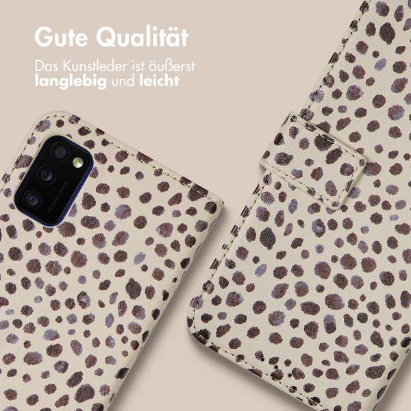 imoshion ﻿Design Klapphülle für das Samsung Galaxy A41 - Black And White Dots