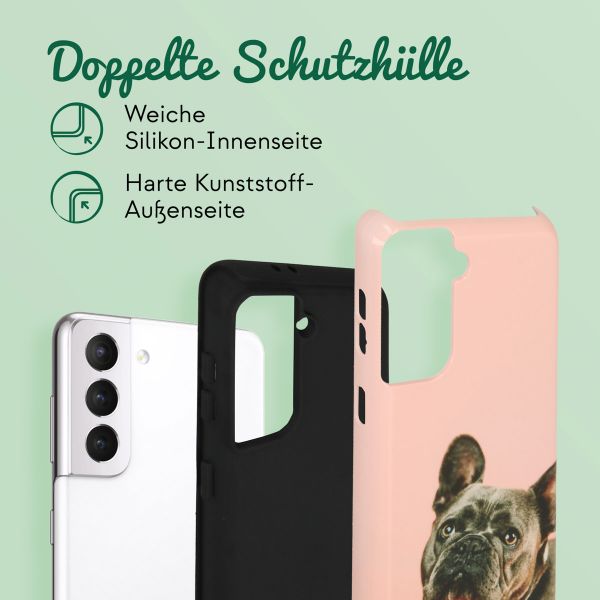 Gestalte deine eigene robuste Hülle Samsung Galaxy S21 - Weiß