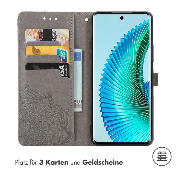 imoshion Mandala Klapphülle für das Honor Magic 6 Lite - Grau