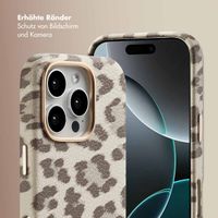 Selencia Sabi Backcover Leopardenmuster mit MagSafe Apple iPhone 16 Pro - Soft Ivory